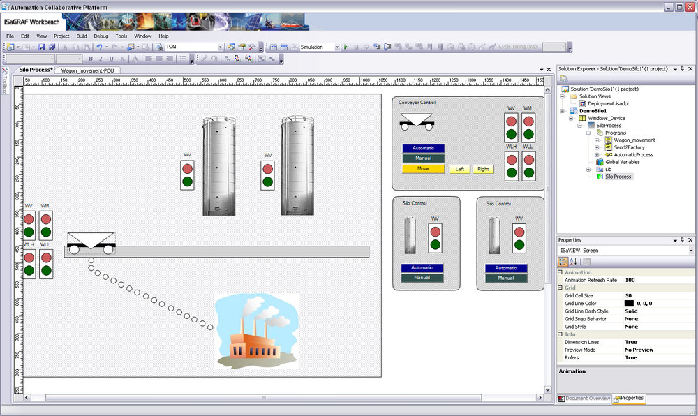 Plug-in ISaVIEW pro software ISaGRAF v6
